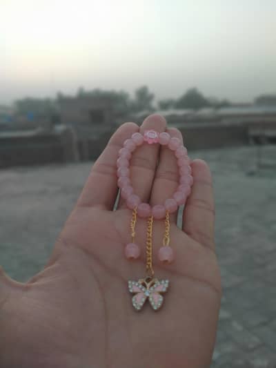handmade bracelet with charm