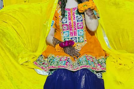 mehndi dress
