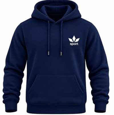 Men's Fleece Printed Hoodie – Stylish & Comfortable