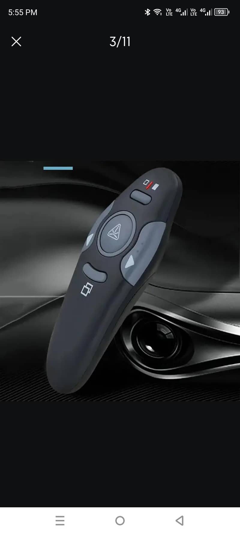 PPT Remote Control hand tool Presenter USB  Power Adapter Pointer 7