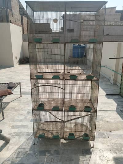 8 portion cage. per portion size is 1.5x1.5