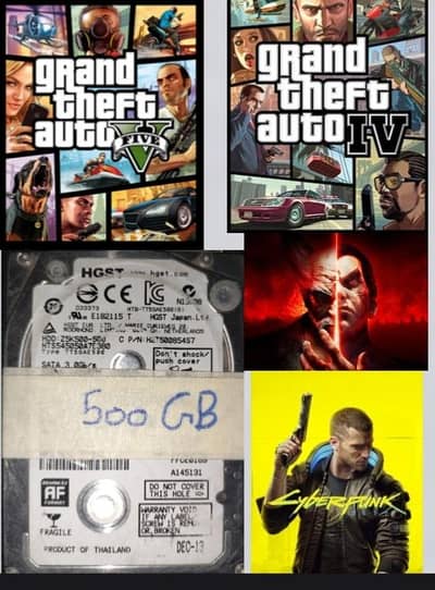500 GB HDD WITH TIPLE A GAMES AND 1 BONUS GAME