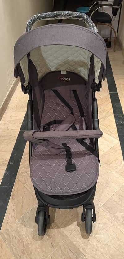 Tinnies Baby Stroller Grey (1 month use only)
