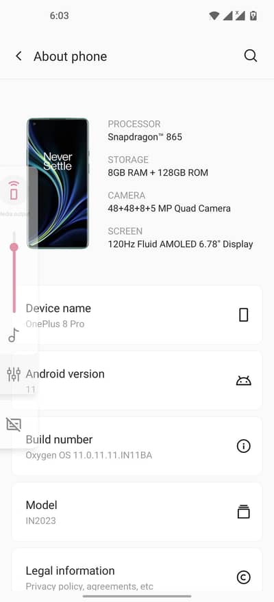 One Plus 8 Pro