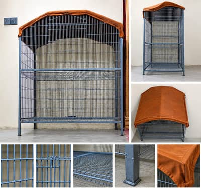 Large Bird Cage / Pinjra with Top Cover