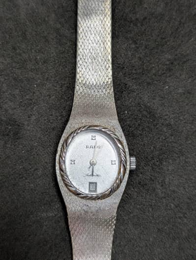 Rado Automatic Women Watch Silver Vintage