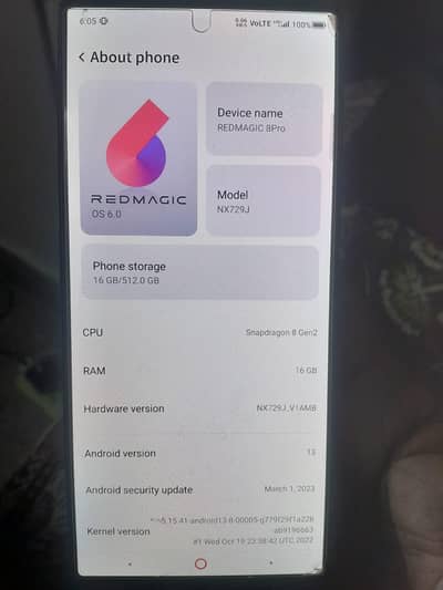 Zte nubia RedMagic 8 Pro