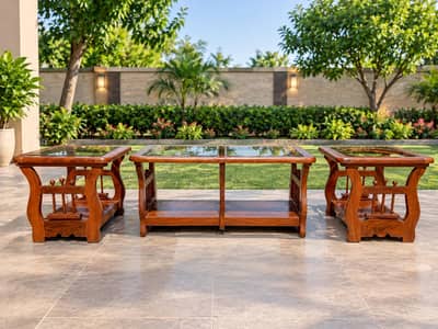 Beautiful Wooden Center Tables – For Sale