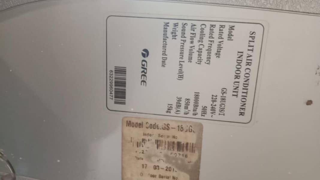 Gree 1.5 ton split ac 5