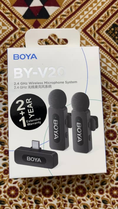 BOYA BY-V20 Wireless Dual Microphone Type-C