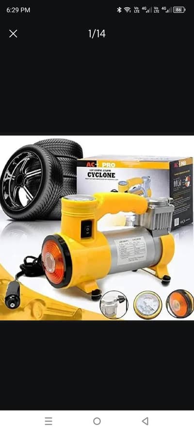 Imported 12 Volt Portable Electric sports Air Pump Air Compressor Tyre