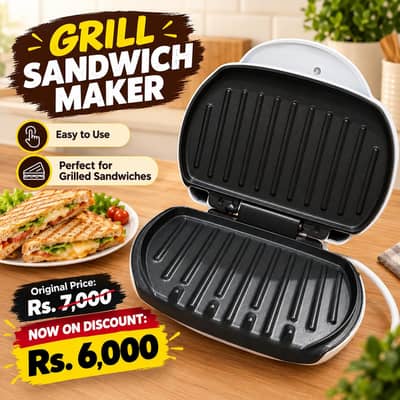 Cookworks Sandwich Maker — Excellent Condition