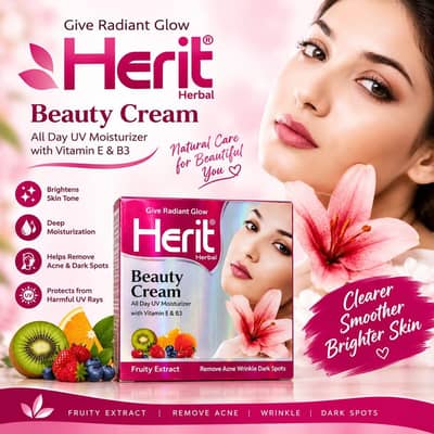 Herit whitening cream and  skin smootting
