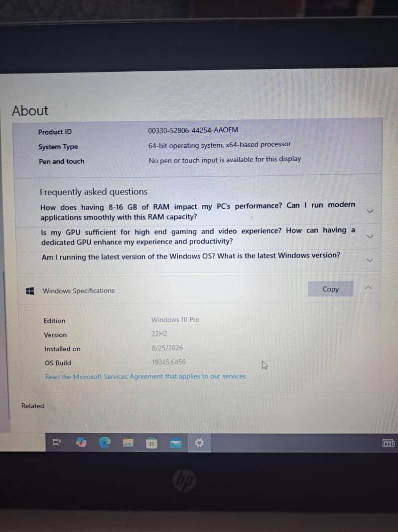 HP probook 3