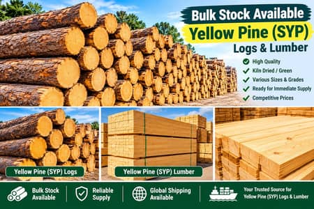 Supplier of USA Southern Yellow Pine (SYP) Logs & Lumberin Karachi.