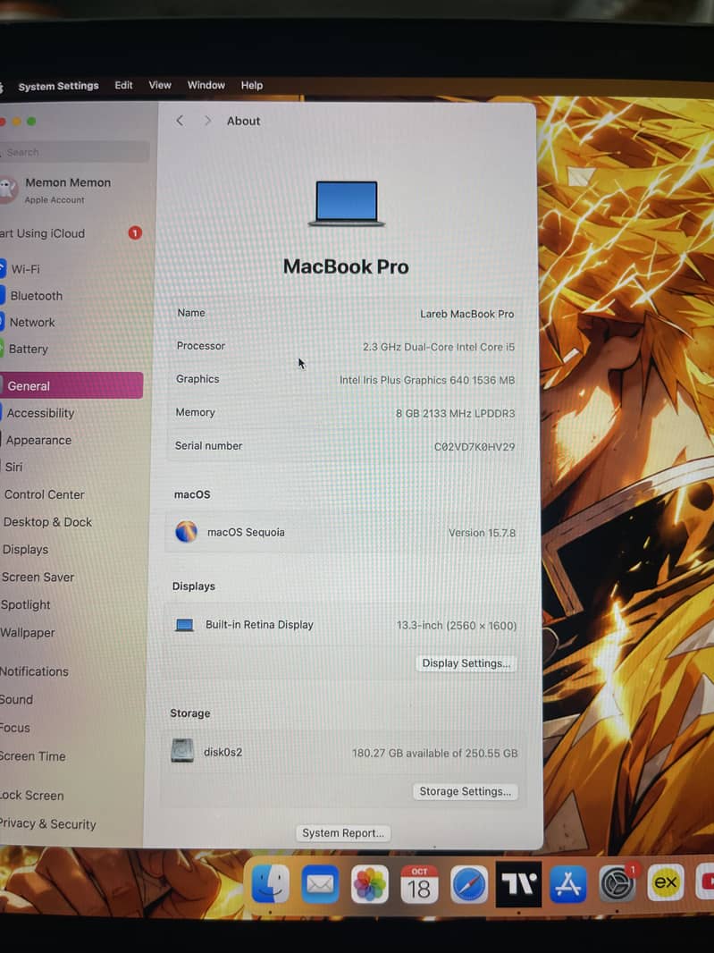MacBook Pro 2017 13inch 10