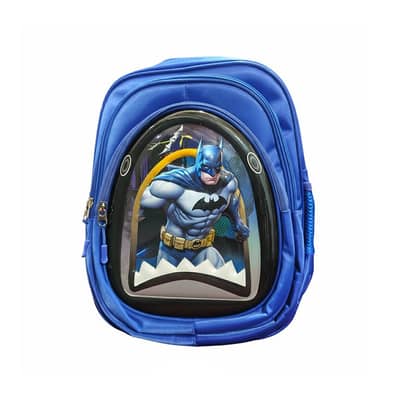 3D Superhero School Bag – Blue