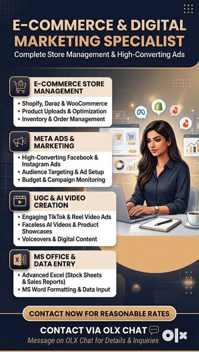E-Commerce Specialist | Shopify, Daraz & Meta Ads Virtual Assistant