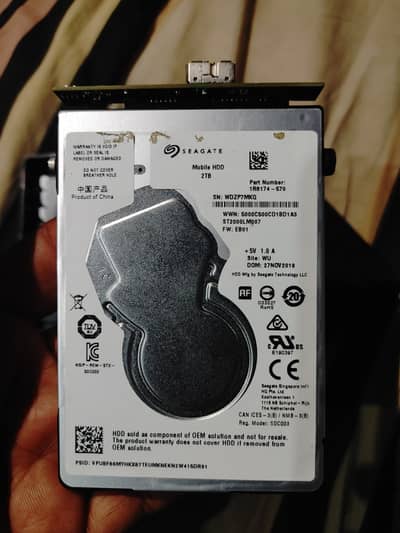 Seagate 2TB Laptop Hard Drive | 2.5 Inch SATA | ST2000LM007