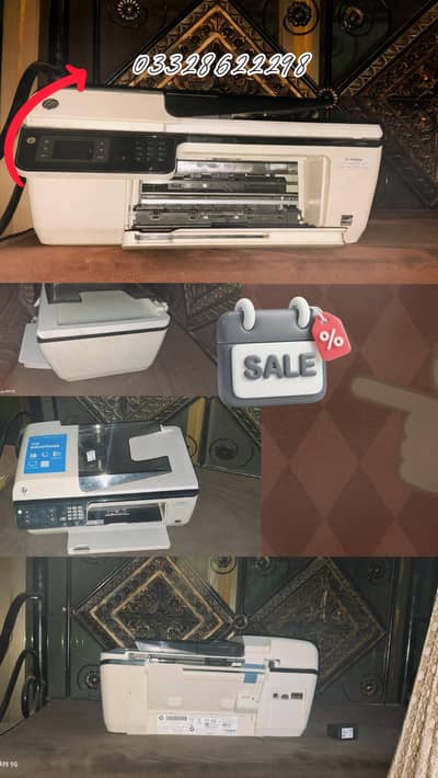 used hp printer good condition with two cartridges free colour/black