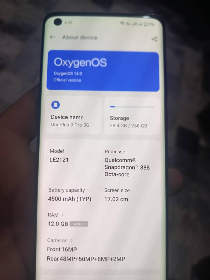 One Plus 9 Pro 7
