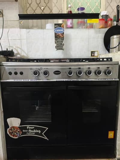 Canon CR-523 Cooking Range 34 Inch – Like New – Oven Unused