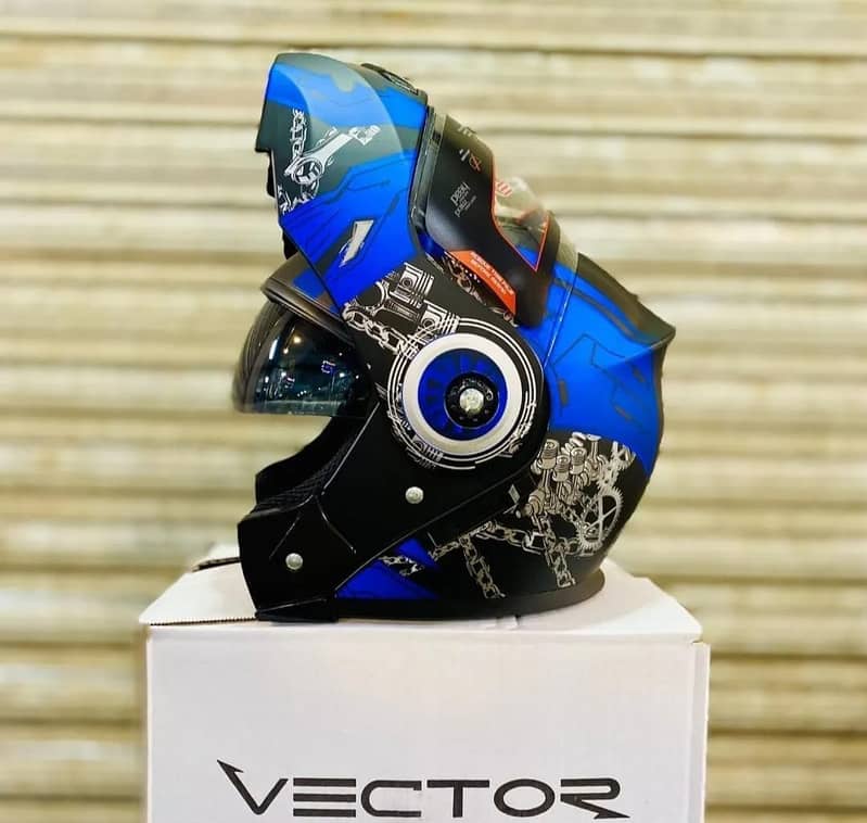 Flip helmets available 2