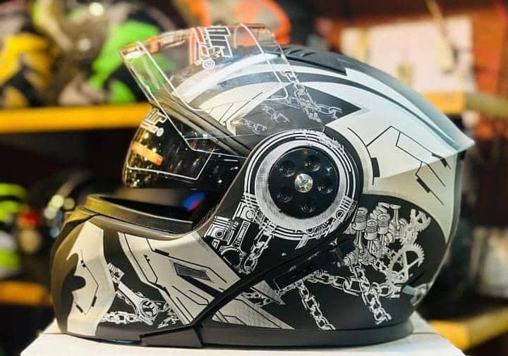 Flip helmets available 4