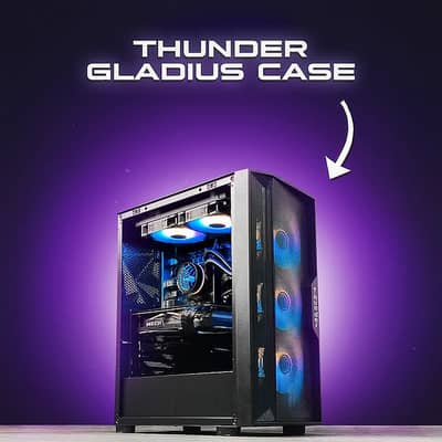 thunder gladius argb gaming case