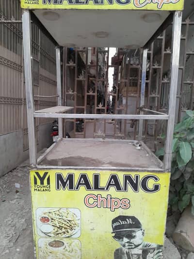 fries stall with all equipment fryer cutter