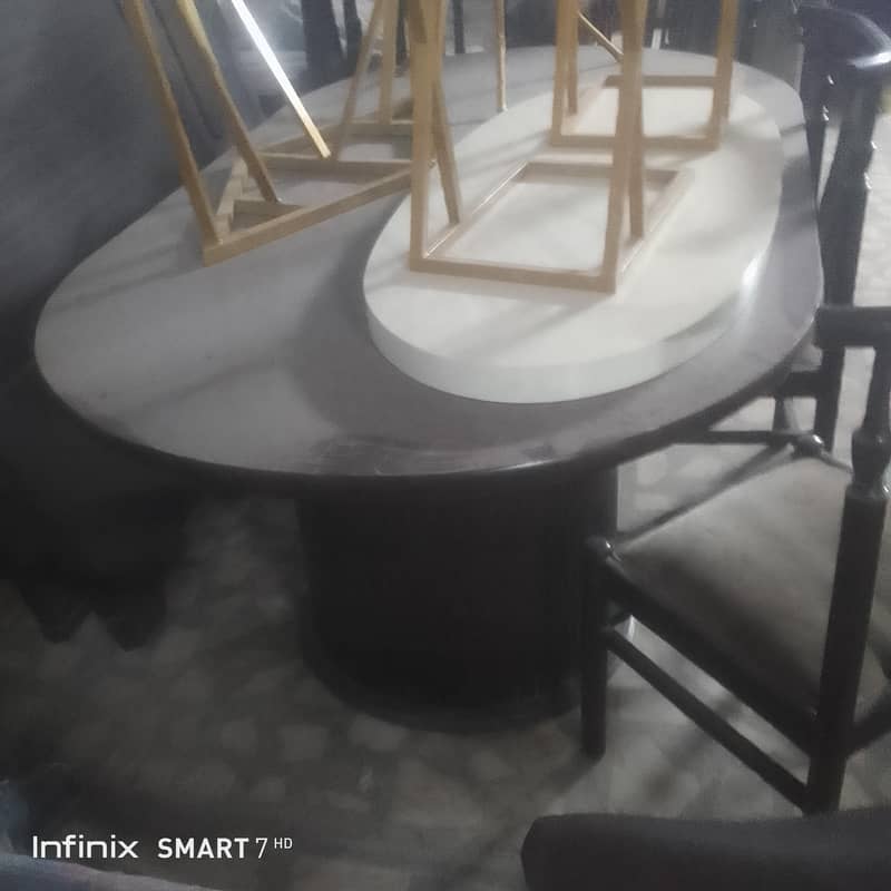 solid wooden dining table 6 chairs 6