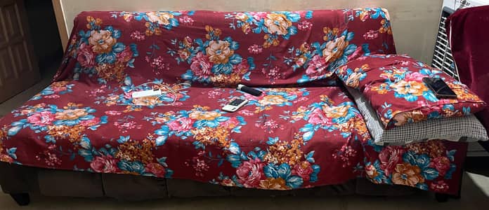 Sofa  cum  bed available for sale at a reasonable price.