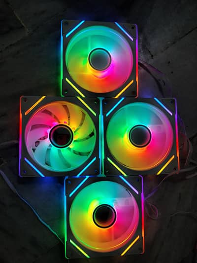 4x white infinity fans kit