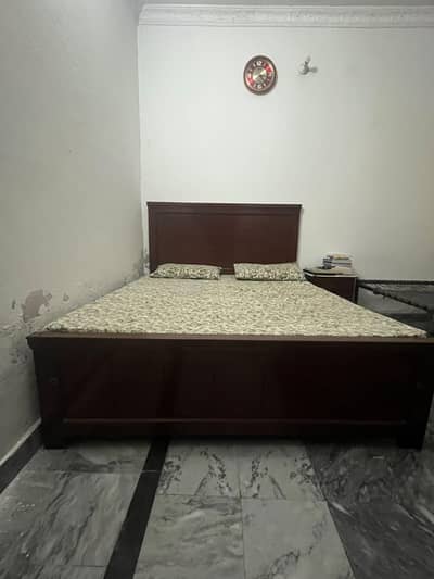 pure wooden bed with 8inch mattress