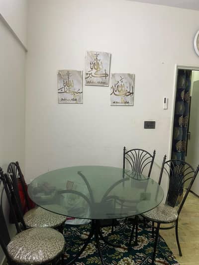 DINING TABLE AND 4 CHAIRS
