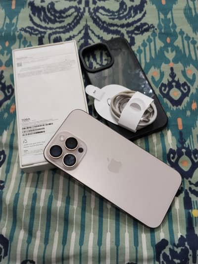 iPhone 16 iPhone 16 Pro Max 256GB Desert Titanium – 10/10 Like New