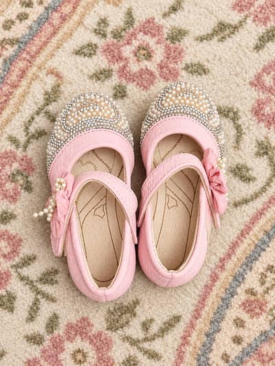 Little Princess Pink Pearl Shoes