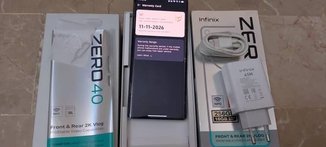 Infinix Zero 40 New Condition in Warranty 11 11 2026