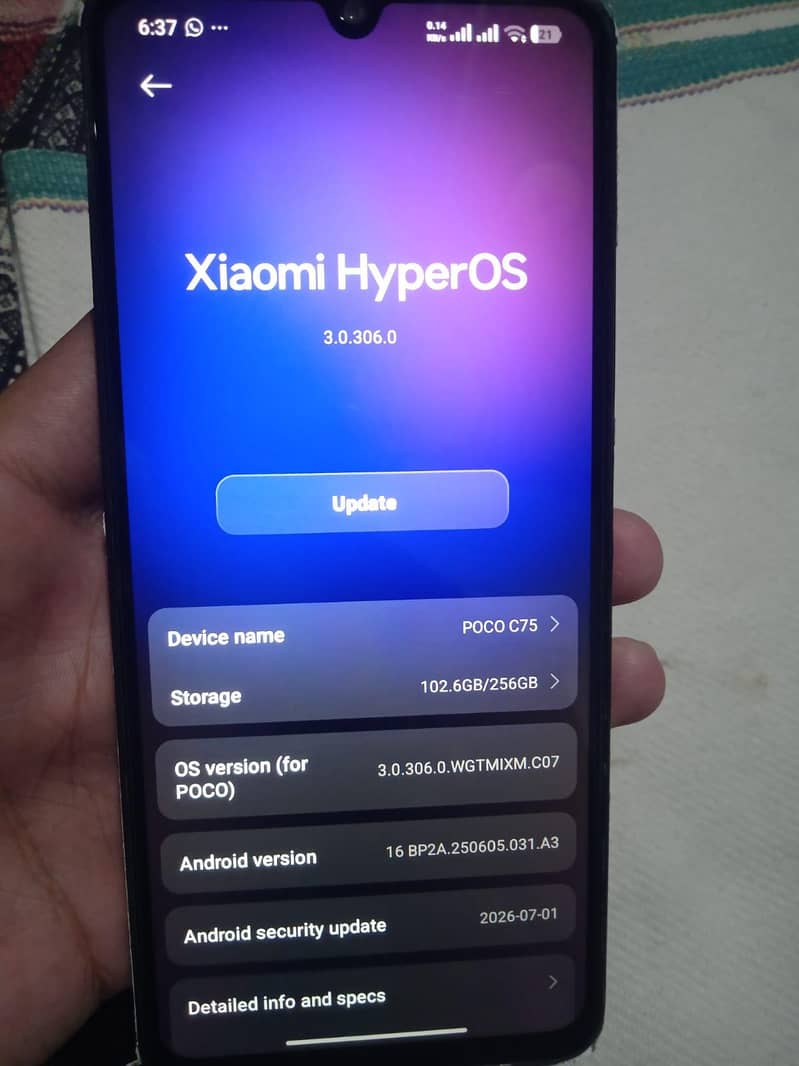 Xiaomi POCO C75 0