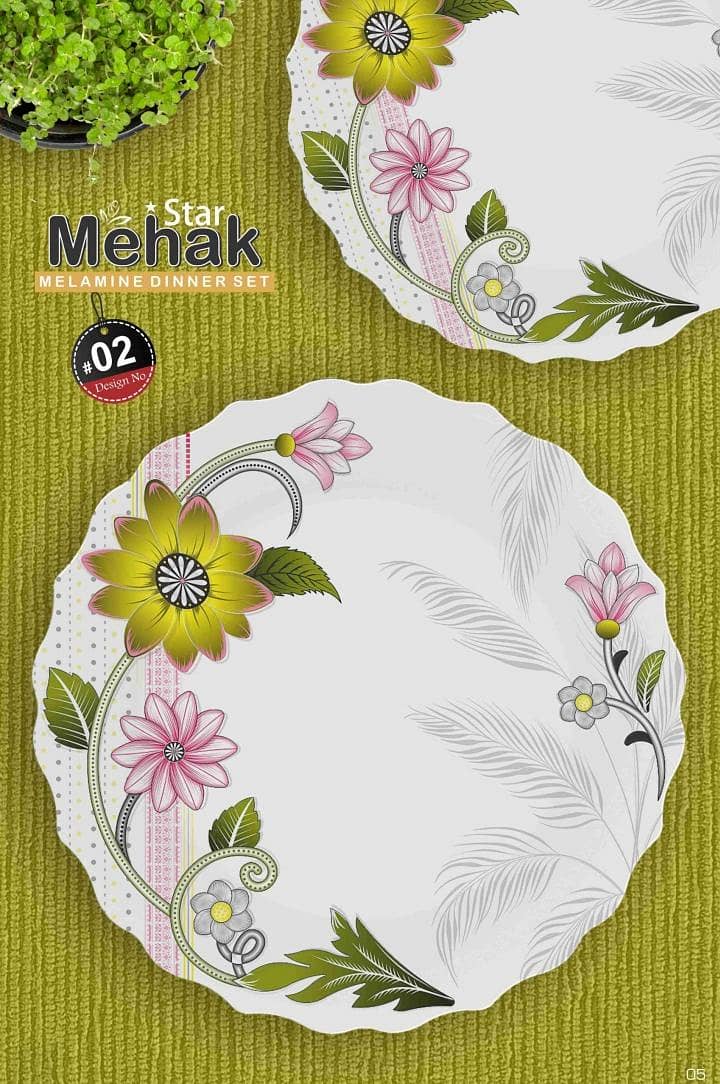 mehak star dinner set 4