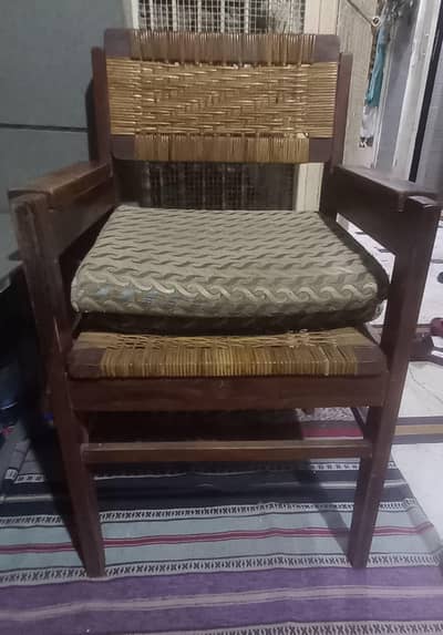 1 chair solid lakri wood chair