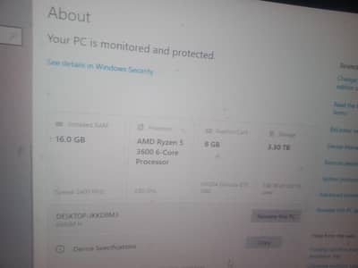 Gaming & Editing PC for Sale GTX 1080 8GB