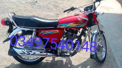 Honda 125 CG bike document clear
