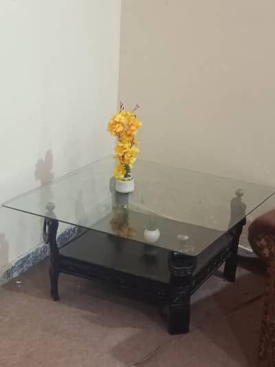 5 seater sofa with 3 Centre tables