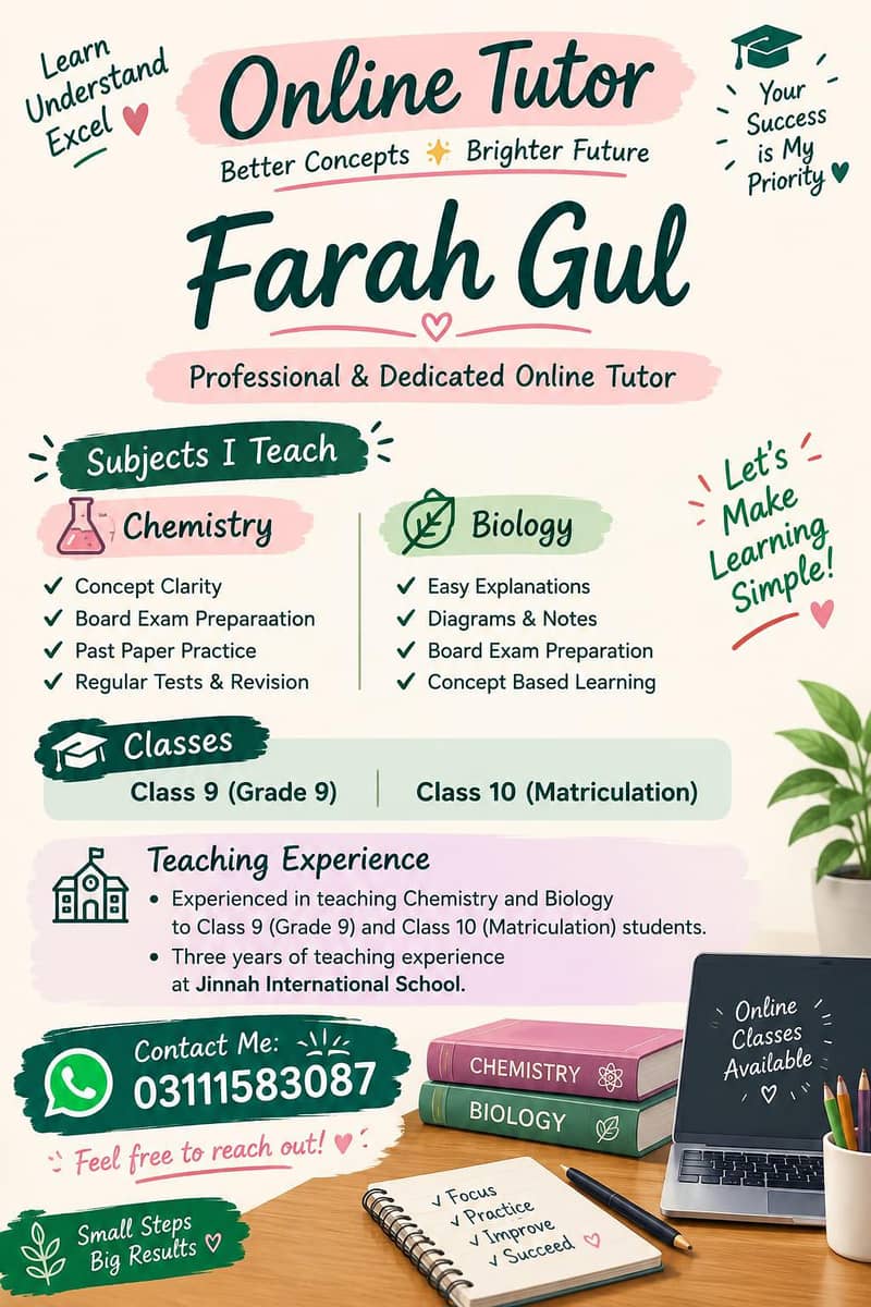 Online Tutor Available | Classes 1–10 | 0