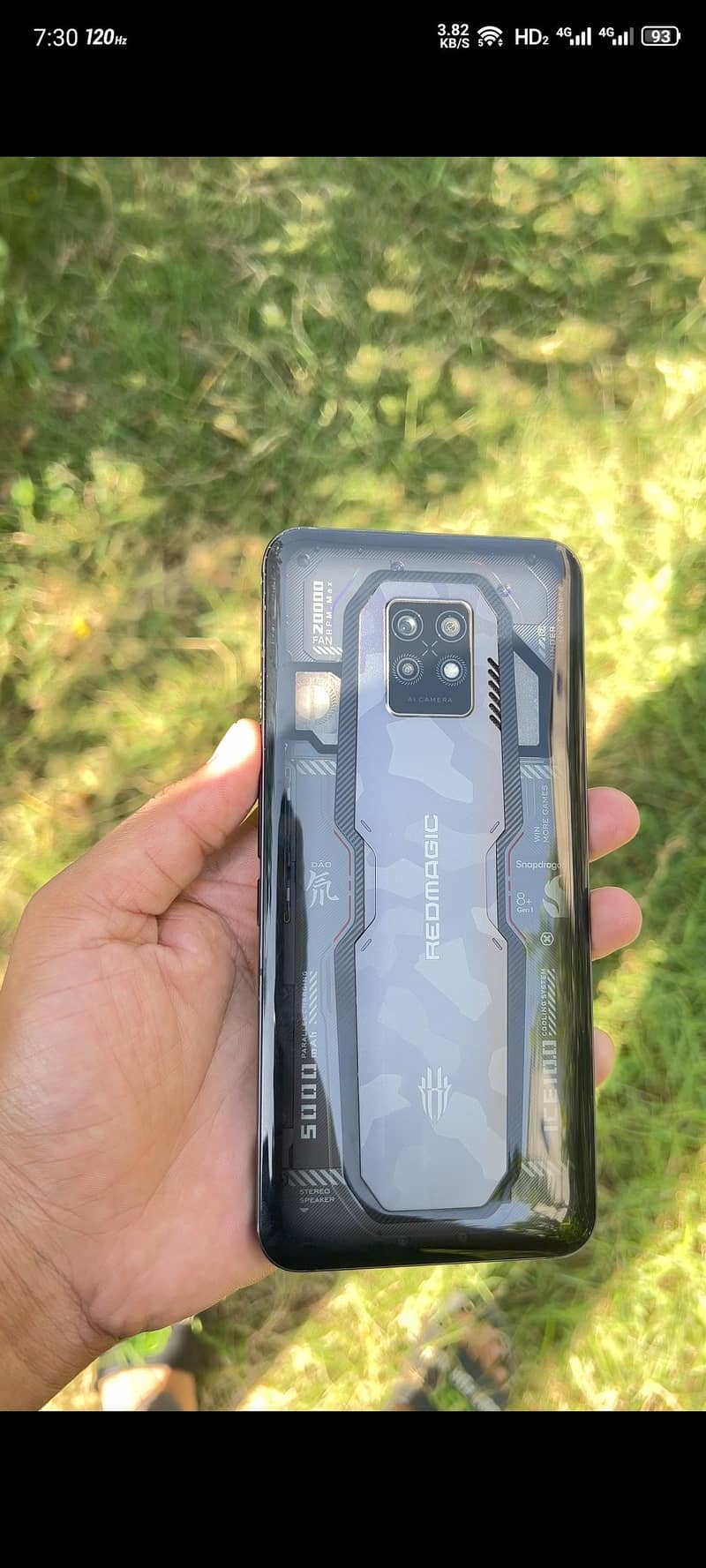 Red magic 7s pro ghost edition 10/10 with box and charger 0
