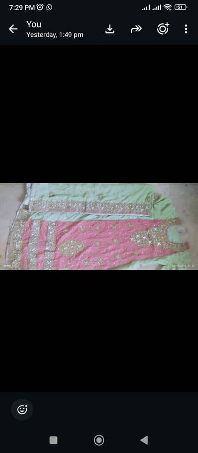 medium size bridal party wear suit for sale karachi