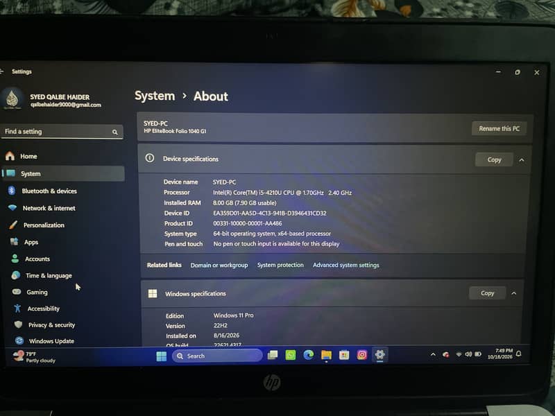 HP FOLIO (1040) 5