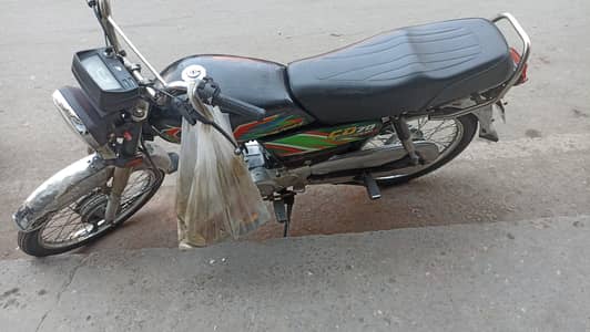 Honda CD70 2021 used black colour