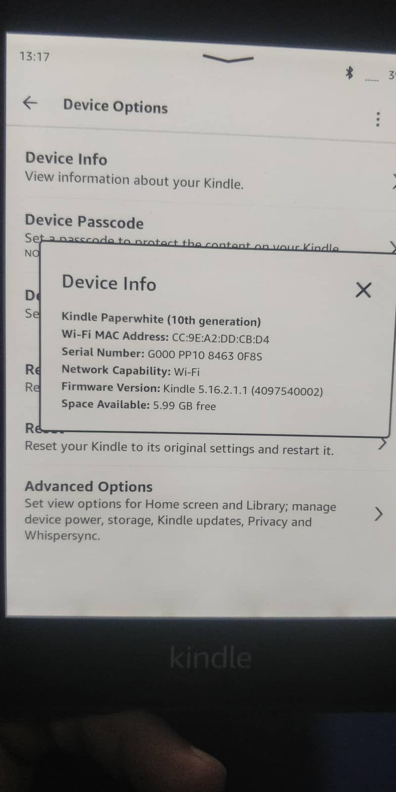 kindle 0